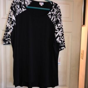 Lularoe irma vampire fangs teeth shirt top 3x